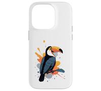 Tucano tropicale con splash arancione Custodia per iPhone 14 Pro