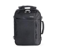 Tucano-Tugò-zaino da viaggio cabinabile. Vano laptop 13.3"/laptop 15.6"/MacBook 12"/MacBook Air 13"/MacBook Pro 13"/MacBook Pro 15". Materiale tecnico. Schienale ergonomico Nero