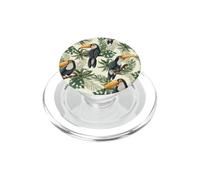 Tucano Uccello Palma Foglia Giungla Grafica botanica PopSockets PopGrip per MagSafe