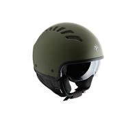 Casco jet Tucano Urbano EL FRESH Verde Airborne Opaco M