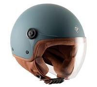 Casco da bici moto demi-jet Tucano Urbano El'Jettin 6.0 Bleu XL (61/62 cm)
