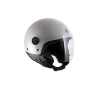 Tucano Urbano casco demi jet unisex EL'JETTIN 6.0. Casco moto in policarbonato, casco scooter small fit. Calotta XS-M ed L-XXL . Casco estate inverno. Casco omologato ECE 22.06 Bianco lucido Tg. XL