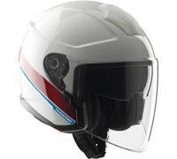 Tucano Urbano casco jet El Max - Bianco Graphic-A lucido XXL