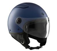 Tucano Urbano casco jet El'Fan Blu opaco S