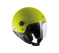 Casco Jet El-Jettin Tucano Urbano Giallo Fluo Opaco Taglia XS