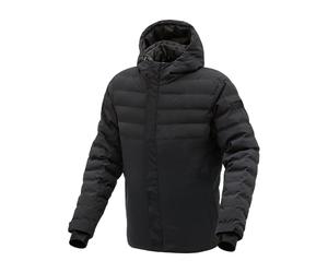 Tucano Urbano piumino moto TOPFIVE HYDROSCUD. Giubbotto scooter uomo taglio piumino, termico, antivento ed antipioggia. Giacca moto uomo con protezioni Easyflex certificata CE Nero.