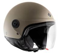 Casco da bici moto demi-jet Tucano Urbano El'Jettin 6.0 Marron XS (53/54 cm)