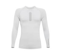 Tucano Urbano sottotuta Moto, Scooter, Ciclismo UPSKIN. Maglia Termica Uomo Seamless Lunga. Intimo Termico Senza Cuciture. sotto Tuta Moto in Tessuto Tecnico antimicrobico. Colore Bianco. Tg. S-M