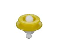 TUCANSBP 10 pz 30698669 Clip di Fissaggio parafango compatibili for Volvo V60/xc60/sc90/V40/C30 Decorazioni for Interni Auto Pars automobilistici Bianco + Giallo