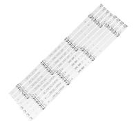 TUCANSBP 4 paia/set 3V 1W TV Striscia di retroilluminazione a LED compatibile for LG 49 pollici 49UH661V 49UH67IV 49H6500 49UH6507 49UH6509 49UH650 49UH676V 49UH6800