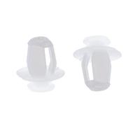 TUCANSBP 50 Pezzi Barra di Protezione for portiera Bianca for Auto Rivestimento Esterno Clip for Fibbia Fissa Anti-sfregamento Compatibile for Citroen Picasso Senna Modanatura for Porte Finiture