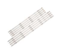 TUCANSBP 8 pz/1 Set Striscia di retroilluminazione a LED 9 lampade compatibili for TV da 50 Pollici MS-L1255 V7 HL-00500A30-0901S-04 BBK 50LEX-7027/FT2C 50LEM-1027/FTS2C 50LEX-503