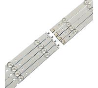 TUCANSBP Lampada retroilluminata a LED Strip10 Compatibile for TV 49'' JL.D490A1330-003BS-M H49M2600 H49M2100 H49M2600 LED49H3000 LED49K300U JHD490N2F81