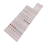 TUCANSBP Striscia di retroilluminazione a LED Compatibile for TV LG 43" CRH-A4330300104L6CNRev1.0 SW43D09L-ZC22AG-02 LED 43UG620V 43UJ620V 4/5 Lampada (Color : 1TV(8pcs))
