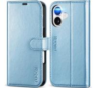 TUCCH Custodia per iPhone 17 6,3-pollici 5G 2025 [Blocco RFID] Portafoglio | Cover Pelle Sintetica Antiurto, Funzione di Supporto Slot Schede Protezione Ottimale Chiusura Magnetica, Blu Brillante