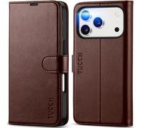 TUCCH Custodia per iPhone 17 Pro 6,3" 5G 2025, Marrone Cioccolato