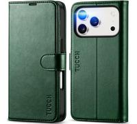 TUCCH Custodia per iPhone 17 Pro 6,3" 5G 2025, Verde Notte