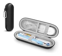 Tuchaolan Custodia da viaggio in EVA compatibile con spazzolino elettrico Philips Sonicare 100 6100 5100 6500 per Oral-B Pro 500 3000 1500 5000 7500 7000 (nero)