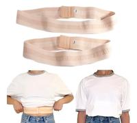 tuck me band - cintura elastica regolabile per ritagliare/infilare i vestiti - maglioni, top, camicie, t-shirts moda hack. Neutro/beige naturale, Neutro/Beige Naturale, S-M