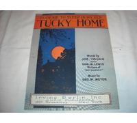 TUCK ME TO SLEEP IN MY OLD 'TUCKY HOME G. MEYER 1922 S FOLDER 321 SHEET MUSIC