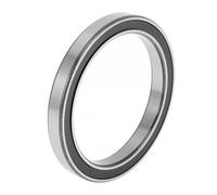 TUCKBOLD 6818VV Cuscinetti a Sfere a Gola Profonda 90x115x13mm P5 Doppia Guarnizione in Gomma Cuscinetti Lubrificati 1 Pezzo Ruota Universale per Auto Scooter Skateboard Nero Argento