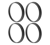 TUCKBOLD 69.1mm a 66.1mm Anelli Centrici del Mozzo della Ruota dell'Auto Nero Ruote in Policarbonato Centro Albero Assorbente Colpi Hubrings 4 Pz