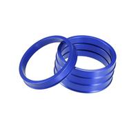 TUCKBOLD Anelli di centraggio per mozzo auto, diametro esterno da 72,6 mm a ID 63,4 mm, anelli di centraggio per mozzo ruota, in lega di alluminio, blu (set da 4) parti automobilistiche