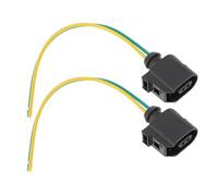 TUCKBOLD Connettore del sensore ABS per Volkswagen Golf 2004-2017 per Audi A4 2011-2012 Connettore del sensore ABS a 2 pin/presa 6E0973702 Cablaggio multiplo a 2 pezzi