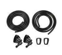 TUCKBOLD Getto Lavavetri Per Jeep Grand Cherokee 2005-2016 1 Set | Nero Plastica, OE 55372143AB, Per Chevy Malibu 05-13, Per Pontiac G6 05-10, Per Saturn Aura 07-10, 2 Guarnizioni, 2 Tubi 1M