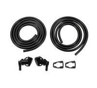 TUCKBOLD Getto Lavavetri per Jeep Grand Cherokee 2011-2018 1 Set | Colore Nero, Materiale Plastica, Tipo Spruzzatore Anteriore, Con 2 Guarnizioni E 2 Tubi Fluido 1m, Facile Installazione