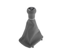 TUCKBOLD Pomello del Cambio Manuale a 5 Velocità con Copertura Antipolvere per Audi A4 No.4B0863279A | Leva del Cambio Anteriore Grigia in Plastica per Scatola del Cambio 1 Pezzo