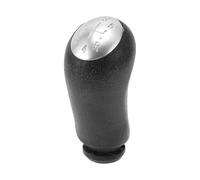 TUCKBOLD Pomello del cambio manuale a 5 velocità per Renault Clio III | Leva del cambio anteriore per cambio automatico per auto Nero Argento in plastica 1 pz