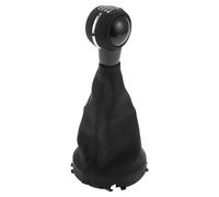 TUCKBOLD Pomello del cambio manuale a 6 velocità con copertura per Mini Cooper F55 F56 | Pomello leva cambio scatola del cambio Nero Bianco Plastica Ecopelle 1 pezzo