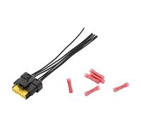 TUCKBOLD Spina del Cablaggio della Luce Posteriore per Renault Clio MK3 Cavo Durevole della Luce Posteriore Connettore Presa Nero, Bianco 1 Set