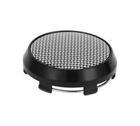 TUCKBOLD Tappi Centro Ruota Coprimozzo Cerchi Coprimozzo Nero 1 pezzo OD: 68mm/2.68" Plastica per Toyota Corolla per Honda Fit con Adesivo a Graduale fibre di Carbonio Modello