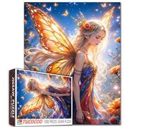 Tucocoo Puzzle da 1000 pezzi, elegante fantastico puzzle con ali nel giardino stellato, puzzle stimolante e stimolante per donne, giochi di famiglia
