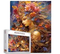 Tucocoo Puzzle da 1000 Pezzi per Adulti - Bella Donna Dea Arte Astratta per Impegnativi Giochi di Attività Familiari - 68,6 x 50,8 cm Fai da Te per Regali Decorativi per la Casa