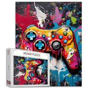 Tucocoo Puzzle da 1000 Pezzi per Adulti - Gamepad - Dipinto Graffiti Banksy Art - Gioco di Attività Familiari - Colorato Fai da Te - Decorazione