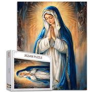 Tucocoo Puzzle della Santa Maria per adulti, 1000 pezzi, accattivanti puzzle cattolici astratti, puzzle colorati fai da te per la decorazione della casa, regali per la famiglia, perfetto per serate di