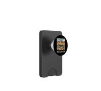 Tucson, Arizona, orizzonte, deserto, montagne, retro, città, arte PopSockets PopWallet per MagSafe