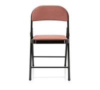 TUDELA I | Velluto - Sedia pieghevole Rosa