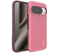 TUDIA DualShield Grip compatibile con Cover Google Pixel 10 / Pixel 10 Pro (2025), [MergeGrip] Doppio Strato Antiurto Sottile Grado Militare Resistente Rigida Custodia Protettiva (Rosa Fumé)