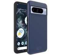 TUDIA DualShield Grip compatibile con Cover Google Pixel 8 Pro Case (2023), [MergeGrip] Doppio Strato Antiurto Sottile Grado Militare Antiscivolo Resistente Rigida Custodia Protettiva (Blu Indaco)