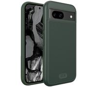 TUDIA DualShield Grip compatibile con Cover Google Pixel 8a Case (2024), [MergeGrip] Doppio Strato Antiurto Sottile Grado Militare Antiscivolo Resistente Rigida Custodia Protettiva (Verde Pino)