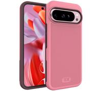 TUDIA DualShield Grip compatibile con Cover Google Pixel 9 Pro XL (2024), [MergeGrip] Doppio Strato Antiurto Sottile Grado Militare Resistente Rigida Custodia Protettiva (Rosa Fumé)