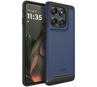 TUDIA DualShield Grip compatibile con Cover Motorola Edge 2025, [Merge] Doppio Strato Antiurto Sottile Grado Militare Antiscivolo Resistente Rigida Custodia Protettiva (Bleu Indigo)