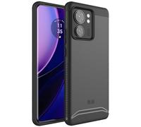 TUDIA DualShield Grip compatibile con Cover Motorola Edge 40, [Merge] Doppio Strato Antiurto Sottile Grado Militare Antiscivolo Resistente Rigida Custodia Protettiva (Nero Opaco)