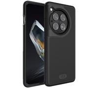 TUDIA DualShield Grip compatibile con Cover OnePlus 12 5G (2024), [MergeGrip] Doppio Strato Antiurto Sottile Grado Militare Antiscivolo Resistente Rigida Custodia Protettiva (Nero Opaco)