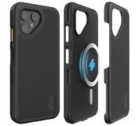TUDIA MergeGrip Cover Compatibile con Fairphone 6 (2025) [Compatibile con Accessori MagSafe] Custodia Protettiva a Doppio Strato di Grado Militare Antiurto e Resistente (Nero Opaco)