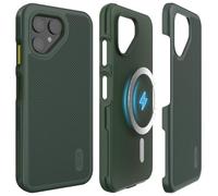 TUDIA MergeGrip Cover Compatibile con Fairphone 6 (2025) [Compatibile con Accessori MagSafe] Custodia Protettiva a Doppio Strato di Grado Militare Antiurto e Resistente (Verde Pino)